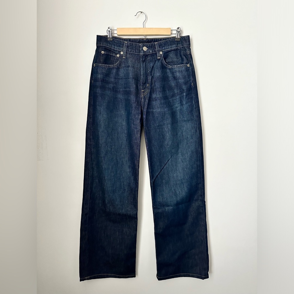 Ralph Lauren Black Label Dark Blue Wide Leg Jeans